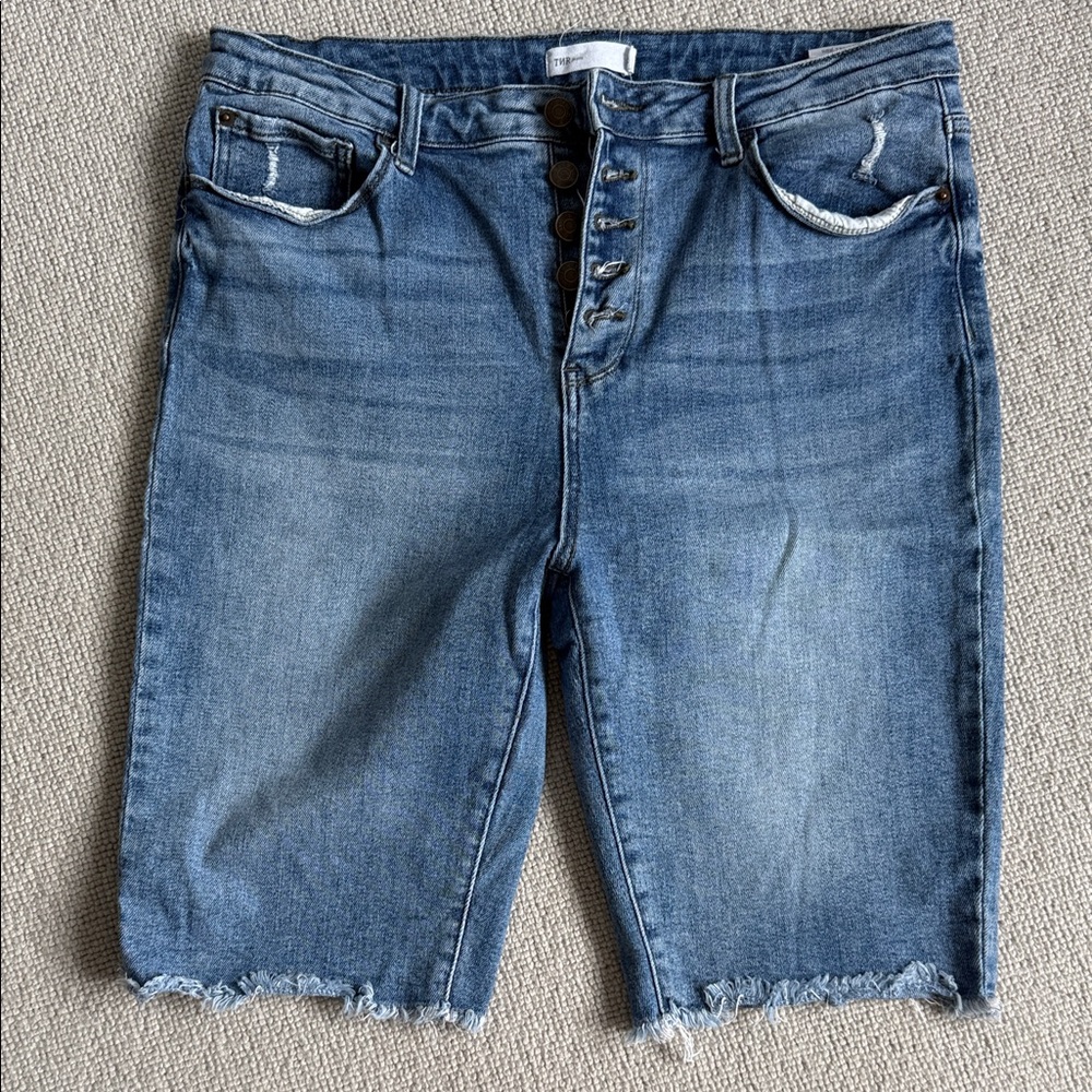 TNR Denim Bermuda shorts